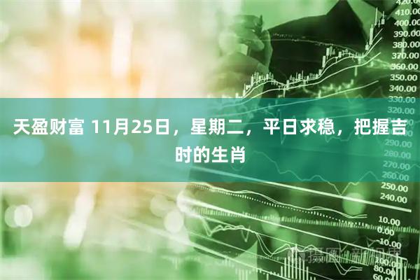 天盈财富 11月25日，星期二，平日求稳，把握吉时的生肖